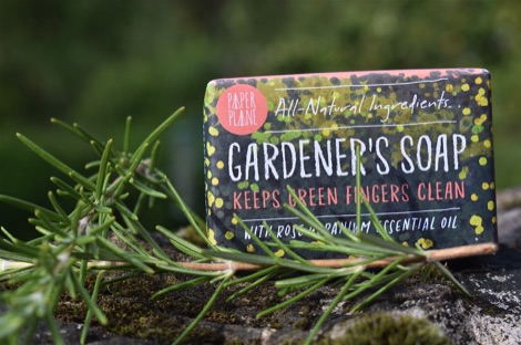 Paper Plane Gardener's soap